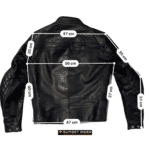 Mesures en cm Equipement motard seconde main Blouson cuir Segura M Homme
