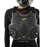 Pare pierre Alpinestars A1 Adulte XL/XXL occasion de face