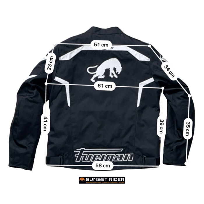 Mesures et guide des tailles en cm Veste moto textile Furygan XL Homme occasion