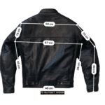Mesures en cm Equipement motard occasion Blouson cuir Helstons M Homme