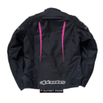 equipement motard occasion alpinestar noir et rose