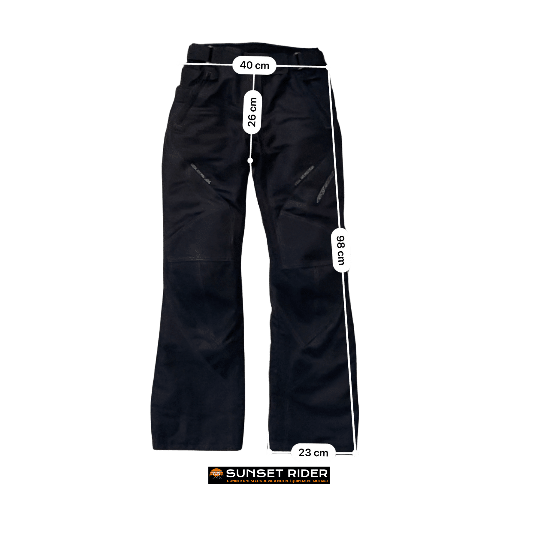 mesures en cm Pantalon motard seconde main IXON S AMARIS