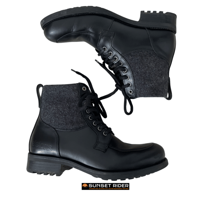 chaussures moto helstons 42 noir excellent etat