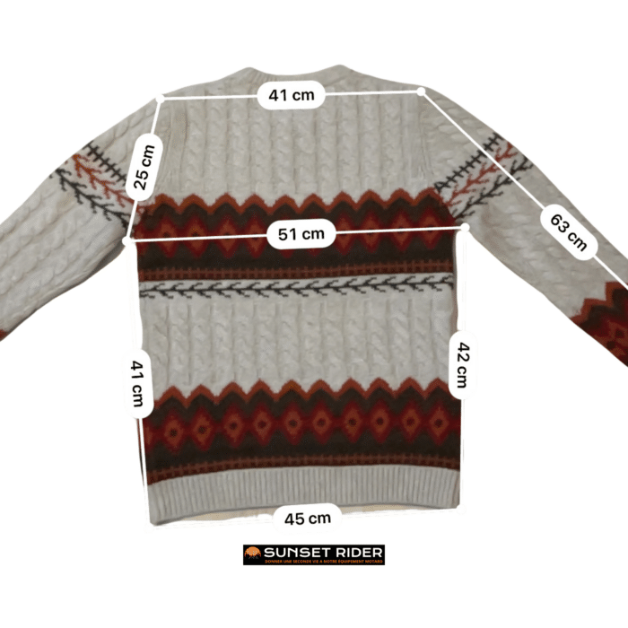 Mesures et guide des tailles en cm Pull Deus ex Machina S Homme occasion