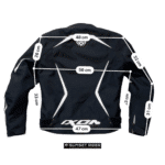 Equipement motard d'occcasion Mesures en cm Veste IXON XS Homme