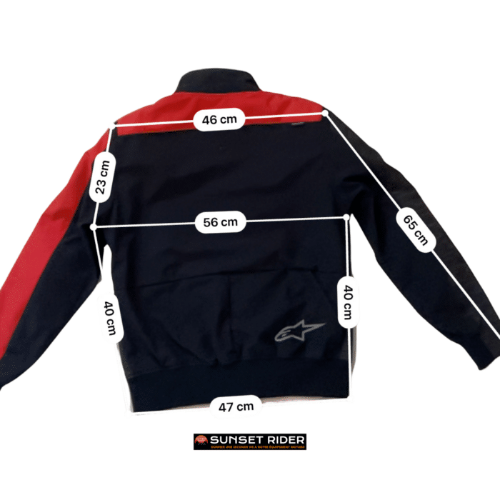 Mesures en cm Equipemet motard seconde main Veste Alpinestars M Homme