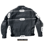 Mesures en cm Equipement motard seconde main Blouson Bering XL Homme