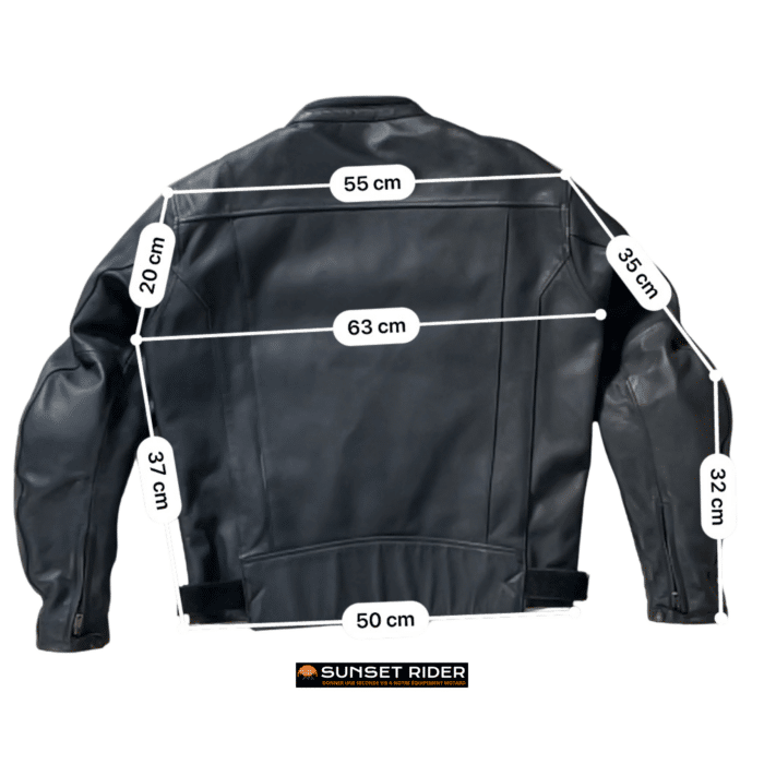 Mesures en cm Equipement motard seconde main Blouson Bering XL Homme