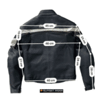 Mesures en cm Equipement motard seconde main Blouson Dainese S/42 Femme