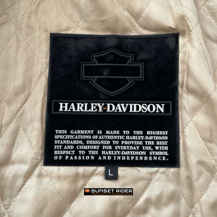 Vetement vintage Blouson cuir Harley Davidson L Homme