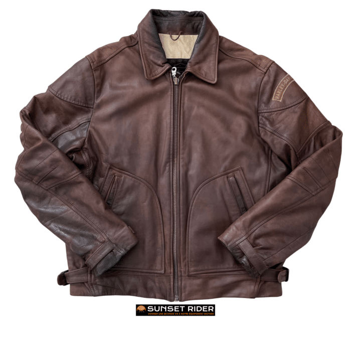 Vetement vintage Blouson cuir Harley Davidson L Homme