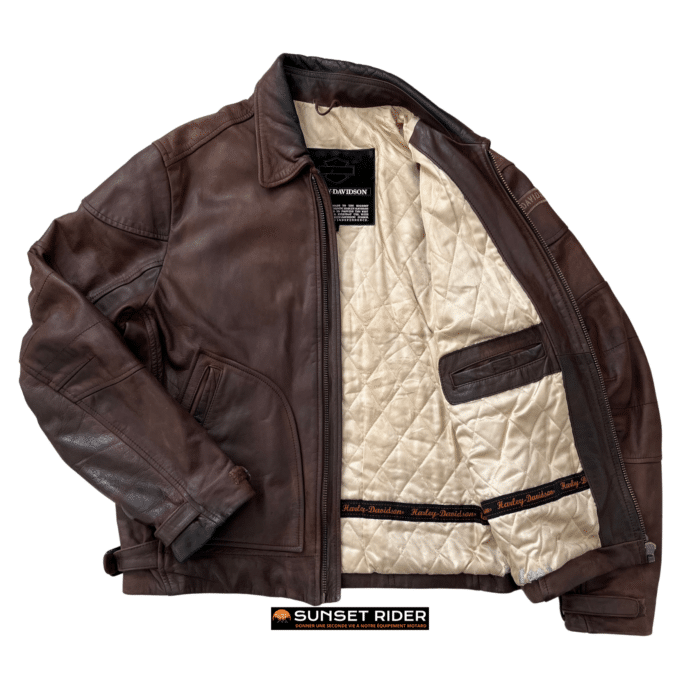 Vetement vintage Blouson cuir Harley Davidson L Homme