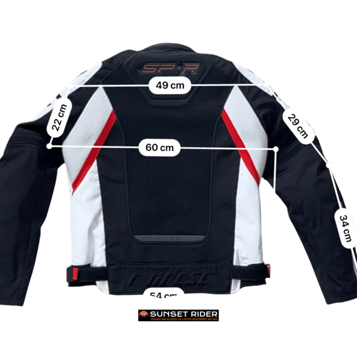 Mesure veste dainese de dos