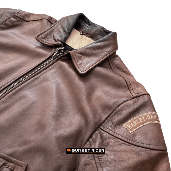 Vetement vintage Blouson cuir Harley Davidson L Homme