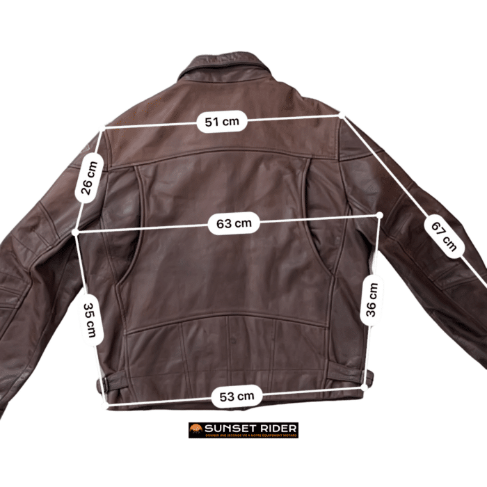 Mesures en cm Vetement vintage Blouson cuir Harley Davidson L Homme
