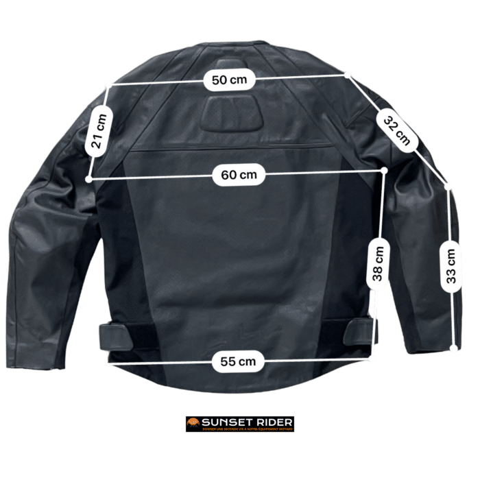 Mesures en cm Blouson cuir Alpinestars L/54 Homme occasion