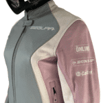 segura vintage cuir femme t2 M rose et blanc