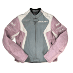 segura vintage cuir femme t2 M rose et blanc