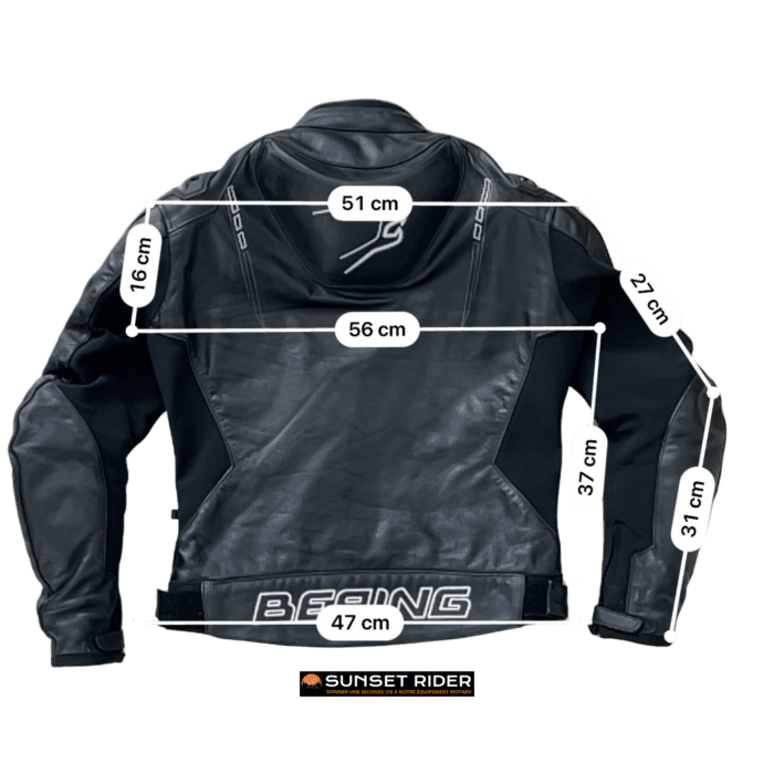 Mesures en cm Equipement motard seconde main Blouson Bering L Homme