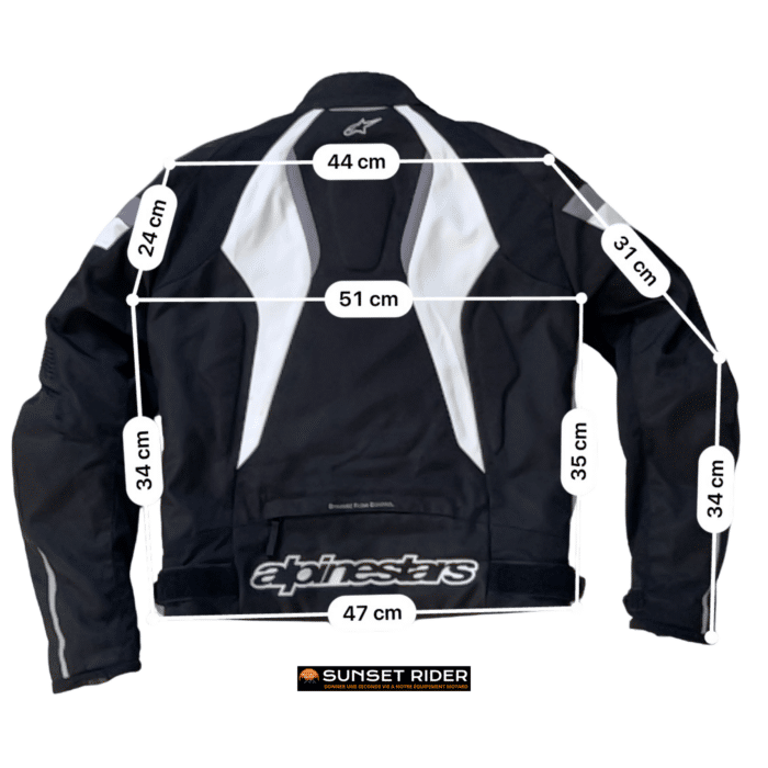 Mesure et taille vest alpinestars S homme