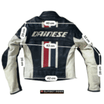 Mesures en cm Blouson moto cuir Dainese S/40 Femme Occasion