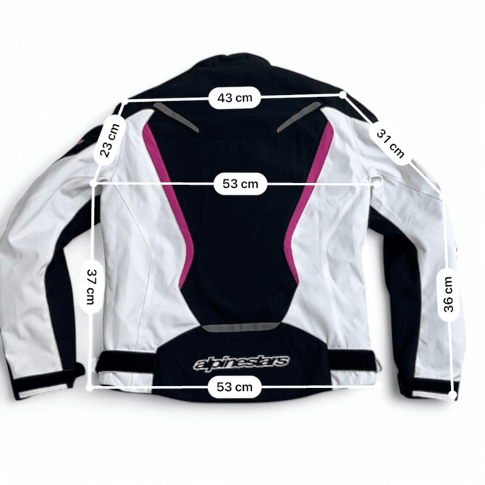 Guide des tailles en cm Veste Alpinestars Rox L Femme seconde main