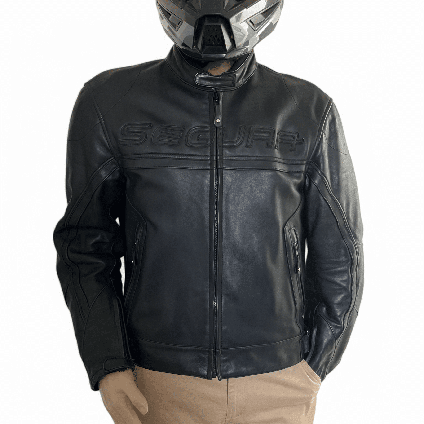 Blouson moto cuir Segura L Homme – Seconde main – Bon état Blouson moto cuir Segura L Homme – Seconde main – Bon état