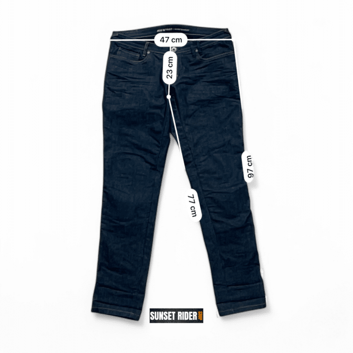 guide et taille en cm Jean moto revit Madisson 5XL Femme