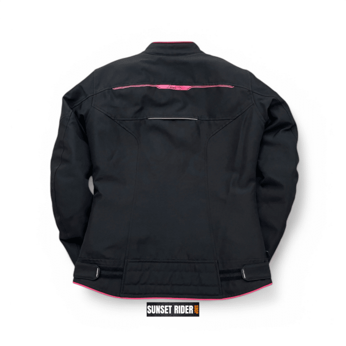 Veste moto ixon rose et noir femme seconde main taille S
