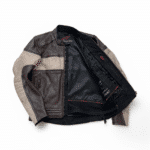 Blouson en cuir Alpinestars M/44 Femme – Marron Beige – Seconde main – Bon état