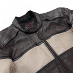 Blouson en cuir Alpinestars M/44 Femme – Marron Beige – Seconde main – Bon état