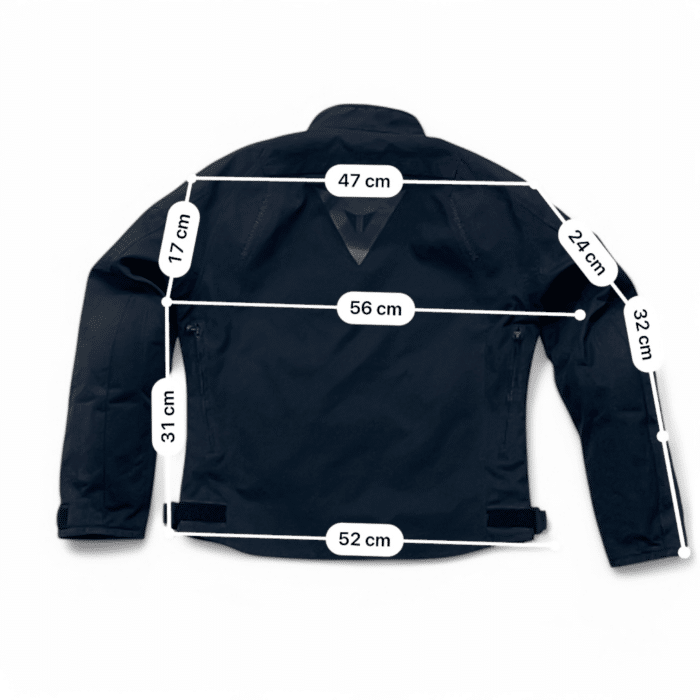 Mesures et guide des tailles en cm Veste Moto Dainese Textile XL/50 Femme – Seconde main – Bon état