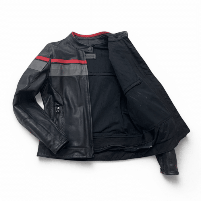 Blouson moto cuir Dainese M/44 Femme – Seconde main – Très bon état