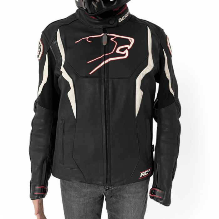 Blouson cuir moto BERING Agira R Lady S/T1 Femme - Très bon état - Sunset Rider