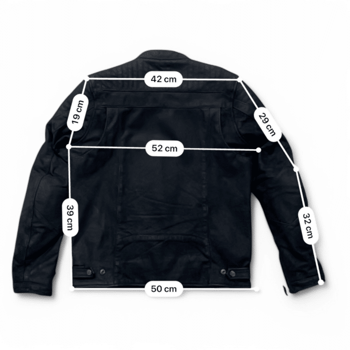 Mesure en cm et guide taille Blouson moto cuir Furygan Clint S/34-36 Homme – Seconde main