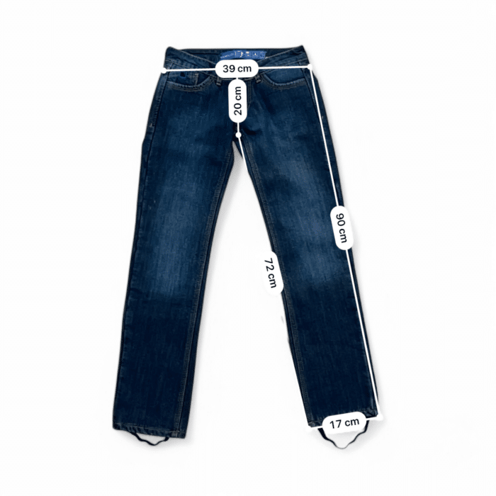 Guide taille et mesure Jean moto Overlap Cristal Palace W26 XS Homme – Seconde main