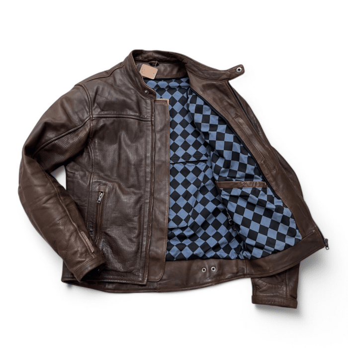 Blouson moto cuir IXON S Homme – Bon état