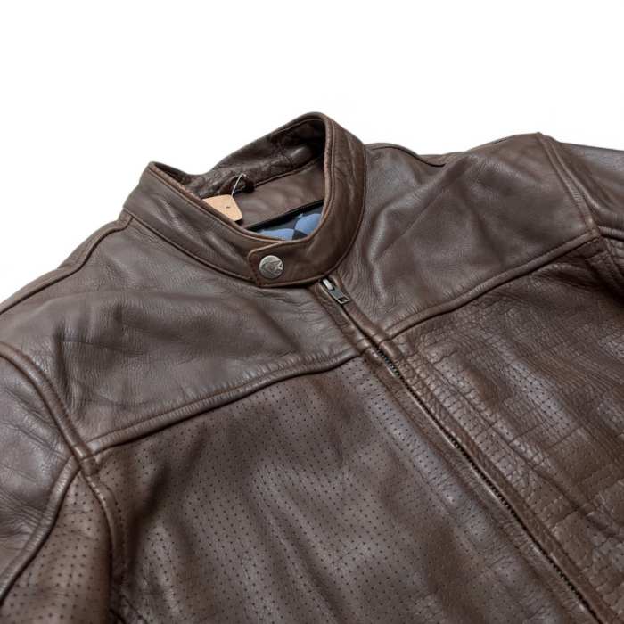 Blouson moto cuir IXON S Homme – Bon état
