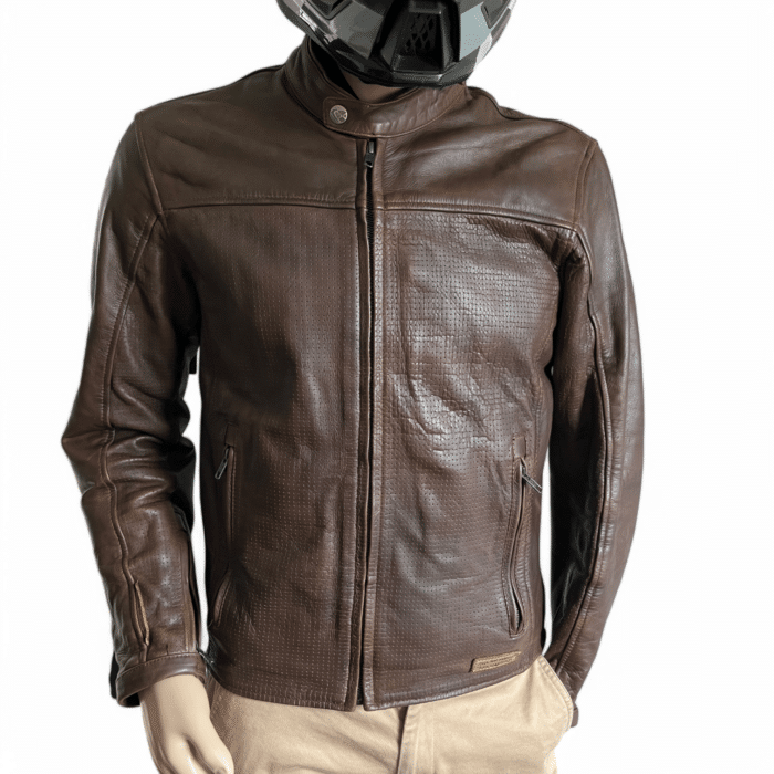 Blouson moto cuir IXON S Homme – Bon état