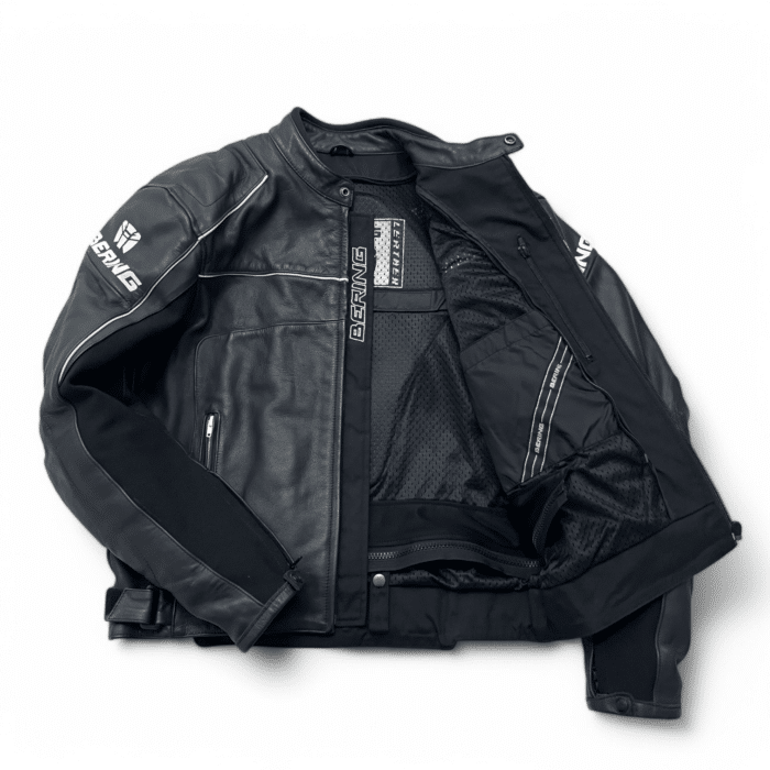 Blouson moto cuir BERING L Homme – Bon état