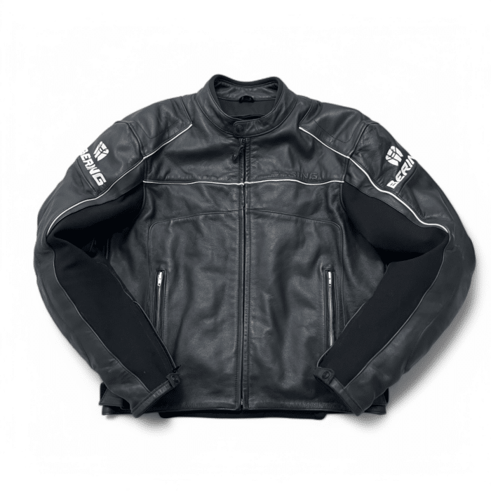 Blouson moto cuir BERING L Homme – Bon état