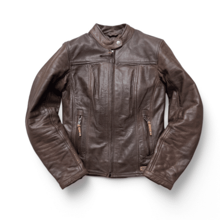 Blouson moto cuir IXON Crank Air Lady M Femme – Très bon état