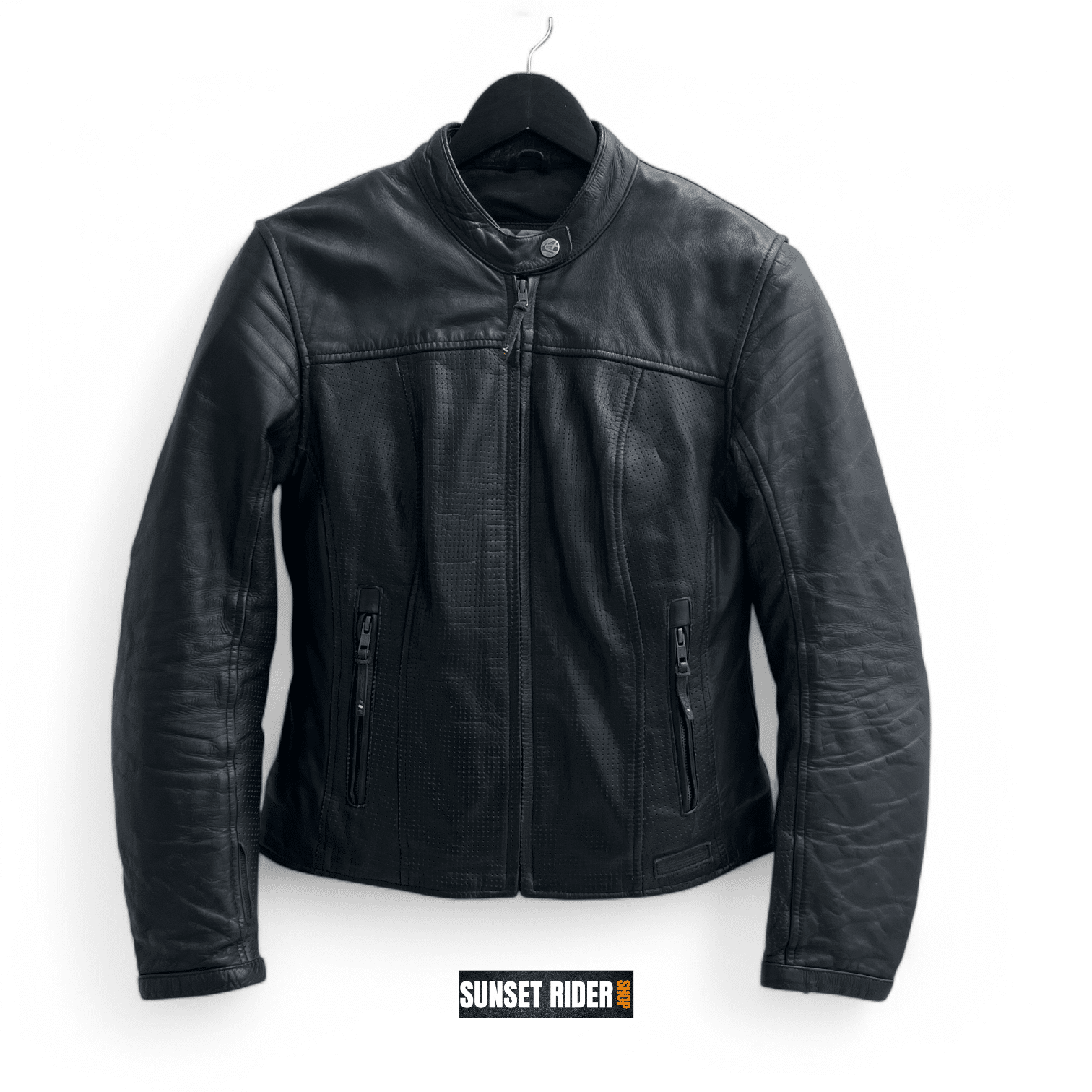 Blouson moto cuir IXON Crank Air Lady L Femme – Très bon état Blouson moto cuir IXON Crank Air Lady L Femme – Très bon état