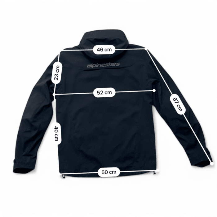 Mesures et guide des tailles en cm Veste moto textile Alpinestars Domino Tech Hoodie S Homme – Très bon état 