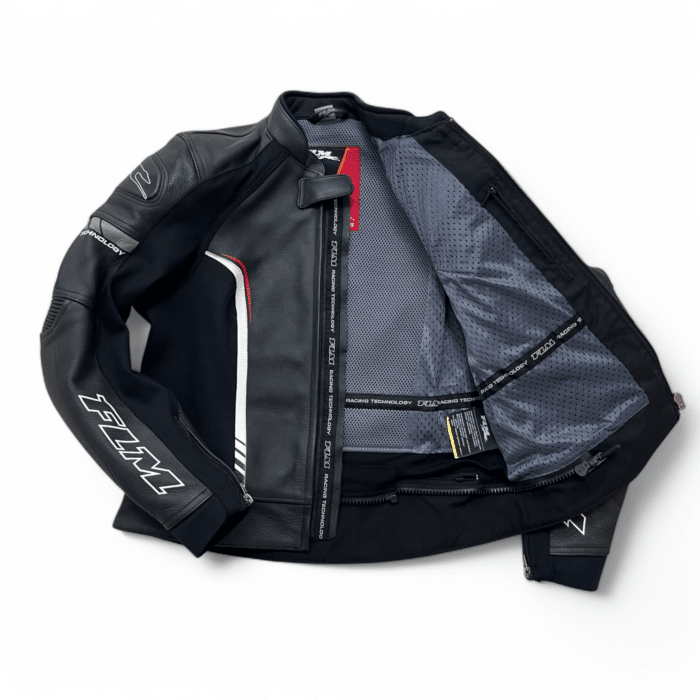 Blouson moto cuir FLM S/42 Femme – Très bon état 