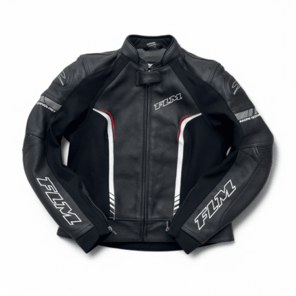 Blouson moto cuir FLM S/42 Femme – Très bon état 
