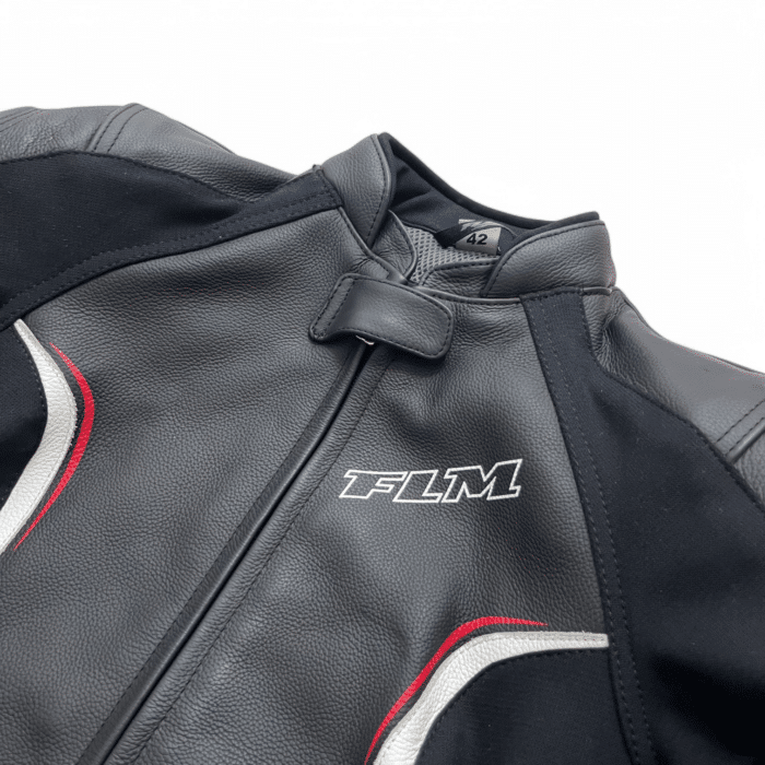 Blouson moto cuir FLM S/42 Femme – Très bon état 