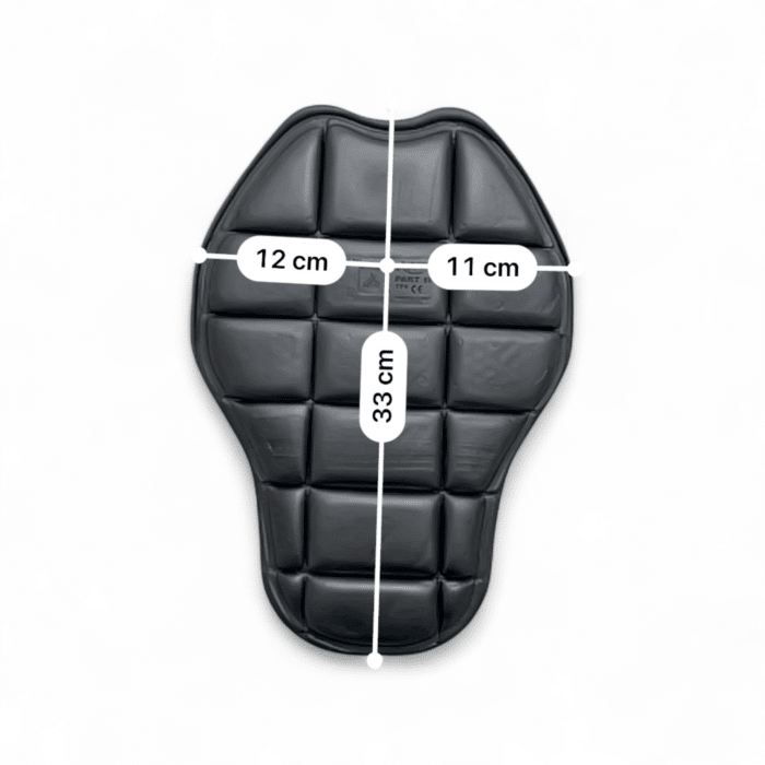 mESURE ET GUIDE TAILLE DORSALE KNOX XS