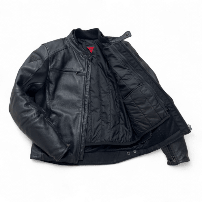 Blouson moto cuir DAINESE S/46 Homme – Bon état 