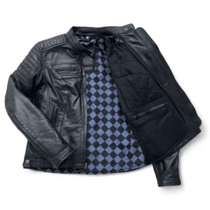 Blouson moto cuir Ixon Torque L Femme – Bon état 